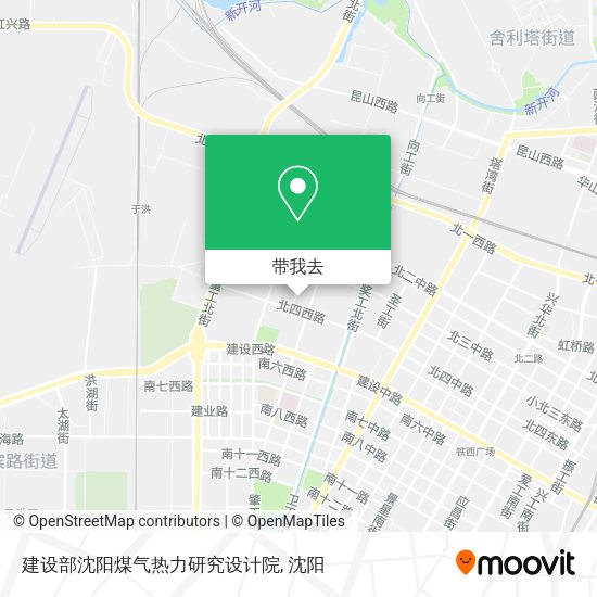 建设部沈阳煤气热力研究设计院地图