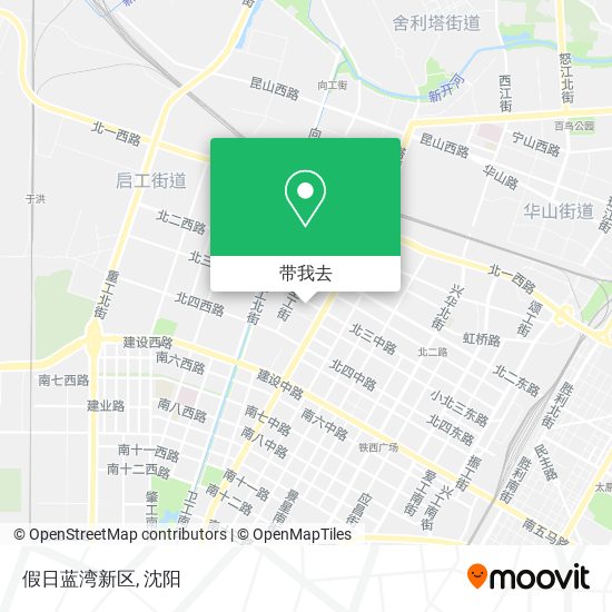 假日蓝湾新区地图