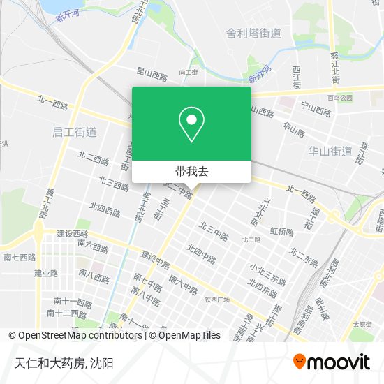 天仁和大药房地图