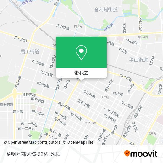 黎明西部风情-22栋地图