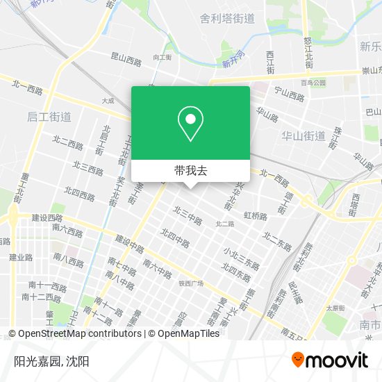 阳光嘉园地图