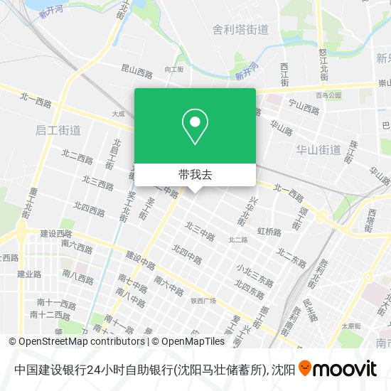 中国建设银行24小时自助银行(沈阳马壮储蓄所)地图