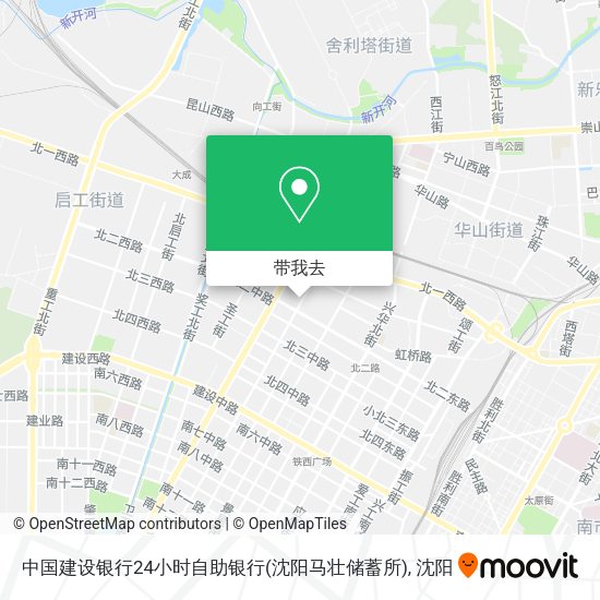 中国建设银行24小时自助银行(沈阳马壮储蓄所)地图