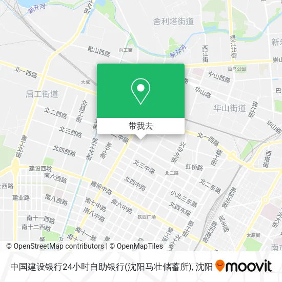 中国建设银行24小时自助银行(沈阳马壮储蓄所)地图