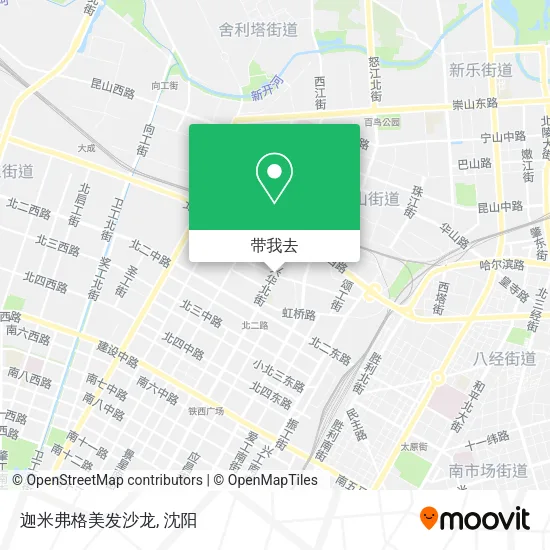 迦米弗格美发沙龙地图
