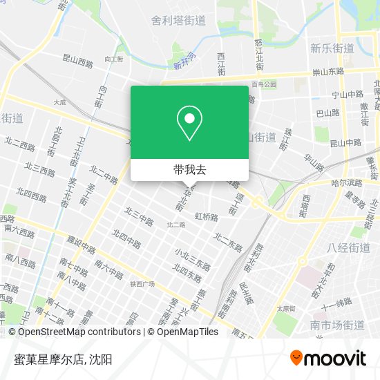 蜜菓星摩尔店地图