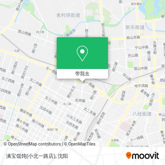 满宝馄饨(小北一路店)地图