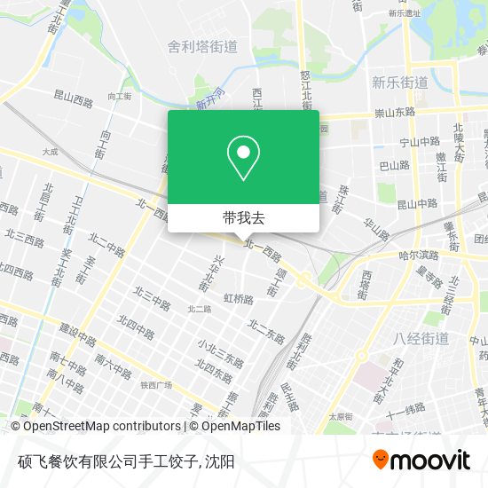 硕飞餐饮有限公司手工饺子地图