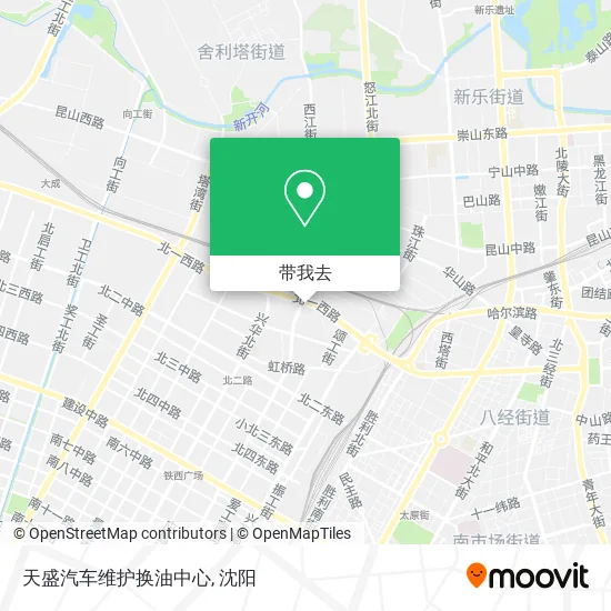 天盛汽车维护换油中心地图