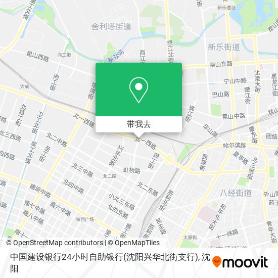 中国建设银行24小时自助银行(沈阳兴华北街支行)地图