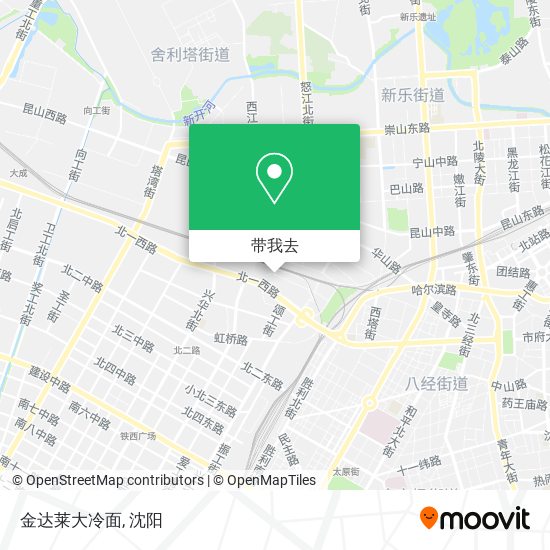 金达莱大冷面地图
