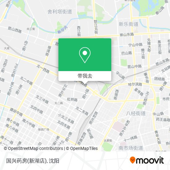 国兴药房(新湖店)地图