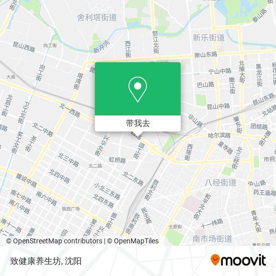 致健康养生坊地图