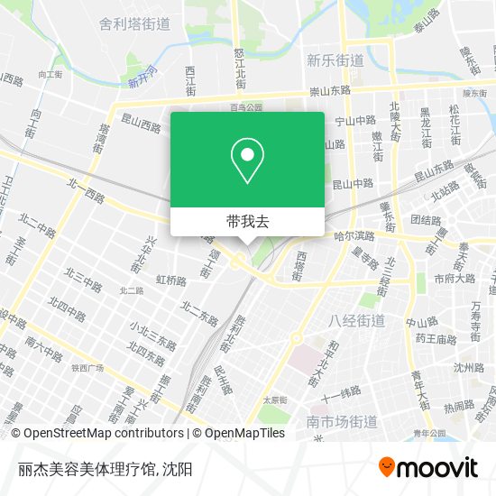 丽杰美容美体理疗馆地图