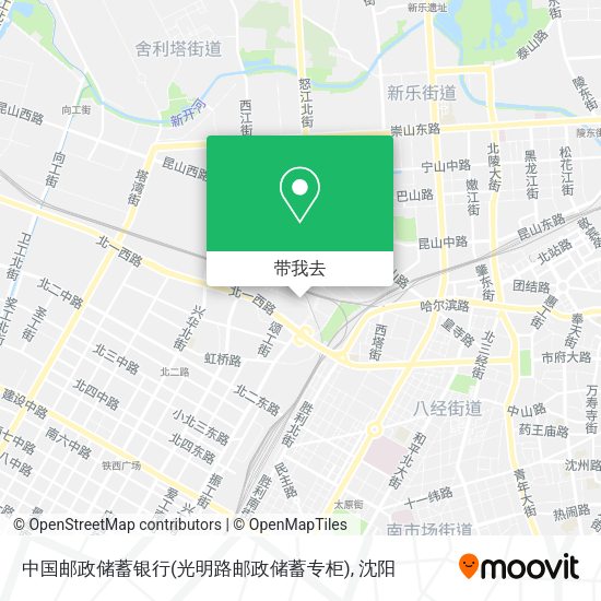 中国邮政储蓄银行(光明路邮政储蓄专柜)地图