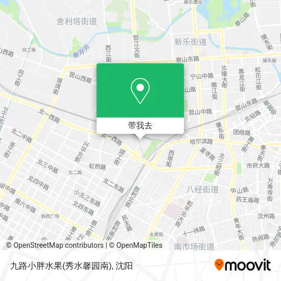 九路小胖水果(秀水馨园南)地图