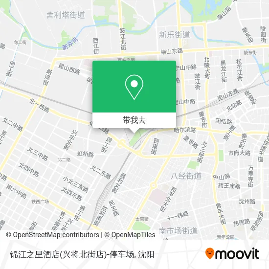 锦江之星酒店(兴将北街店)-停车场地图