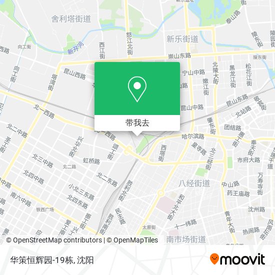 华策恒辉园-19栋地图