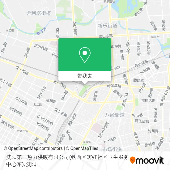 沈阳第三热力供暖有限公司(铁西区霁虹社区卫生服务中心东)地图