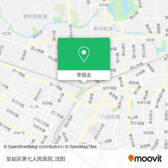 皇姑区第七人民医院地图