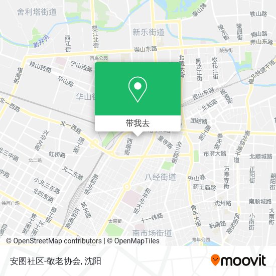 安图社区-敬老协会地图