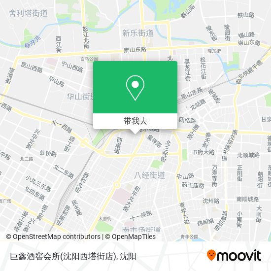 巨鑫酒窖会所(沈阳西塔街店)地图