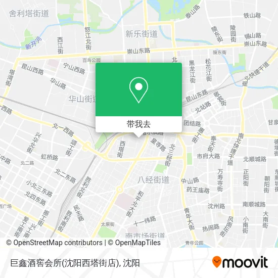 巨鑫酒窖会所(沈阳西塔街店)地图