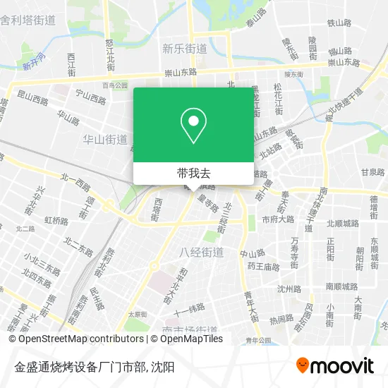 金盛通烧烤设备厂门市部地图
