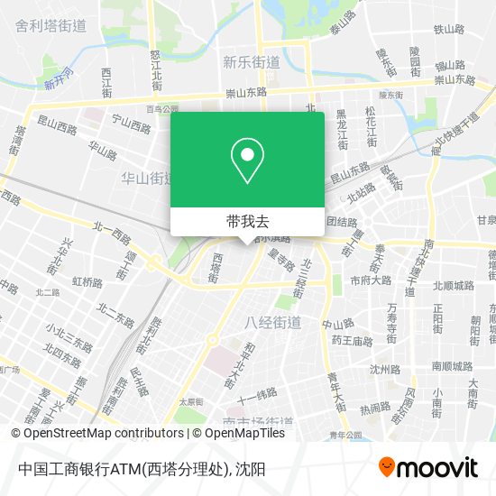 中国工商银行ATM(西塔分理处)地图
