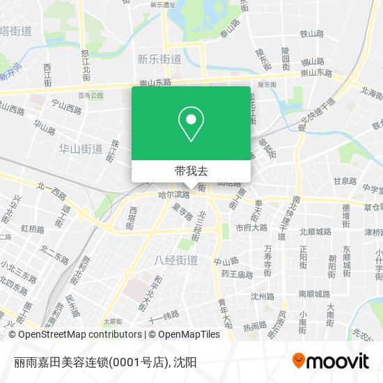 丽雨嘉田美容连锁(0001号店)地图