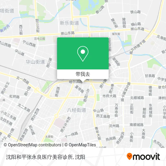 沈阳和平张永良医疗美容诊所地图