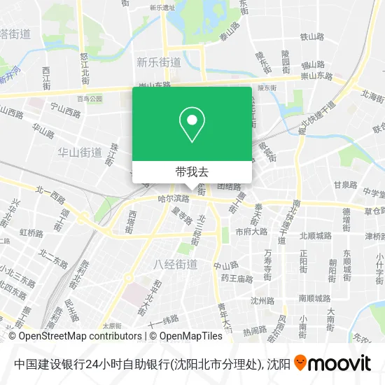 中国建设银行24小时自助银行(沈阳北市分理处)地图