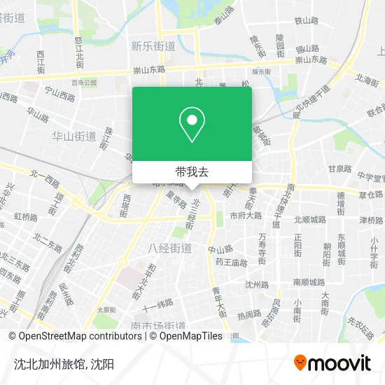 沈北加州旅馆地图