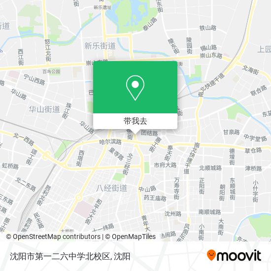 沈阳市第一二六中学北校区地图