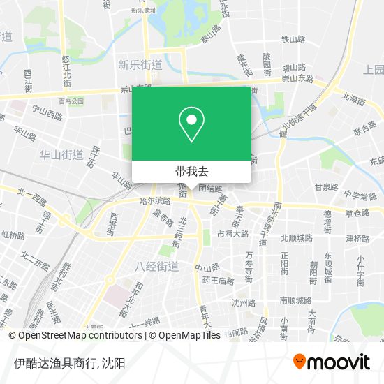 伊酷达渔具商行地图