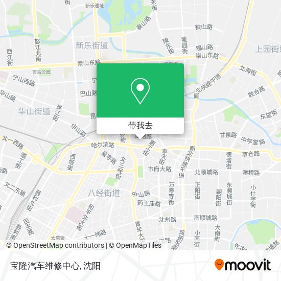 宝隆汽车维修中心地图