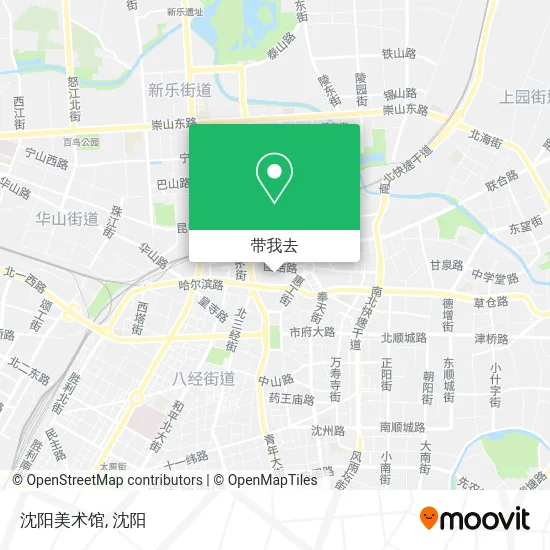 沈阳美术馆地图