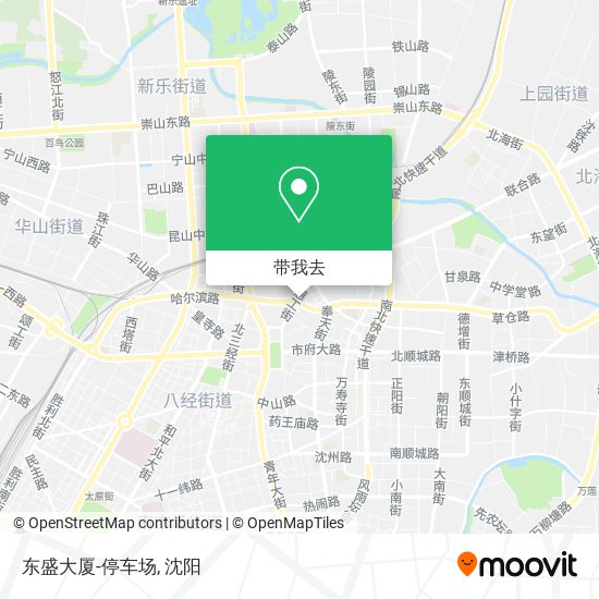 东盛大厦-停车场地图