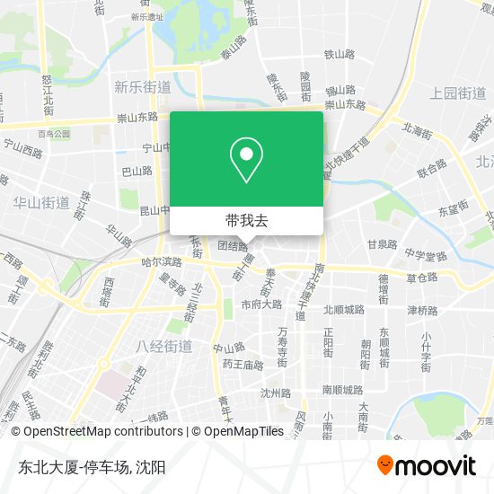东北大厦-停车场地图