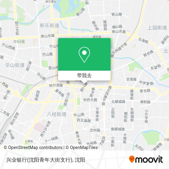 兴业银行(沈阳青年大街支行)地图
