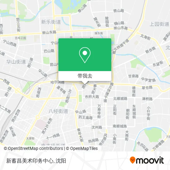 新蓄昌美术印务中心地图