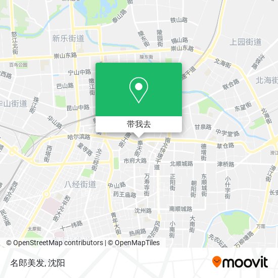 名郎美发地图