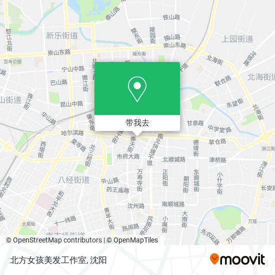 北方女孩美发工作室地图