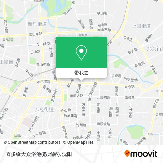 喜多缘大众浴池(教场路)地图