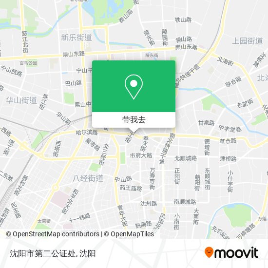 沈阳市第二公证处地图