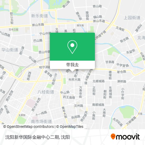 沈阳新华国际金融中心二期地图