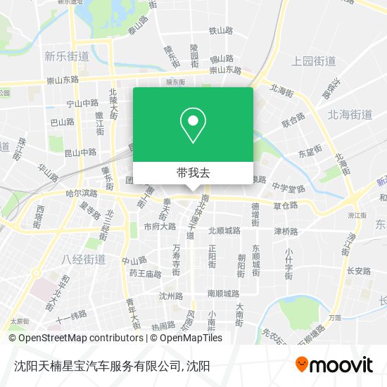 沈阳天楠星宝汽车服务有限公司地图