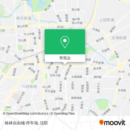 格林自由城-停车场地图