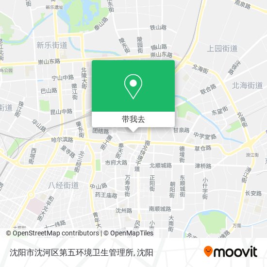 沈阳市沈河区第五环境卫生管理所地图