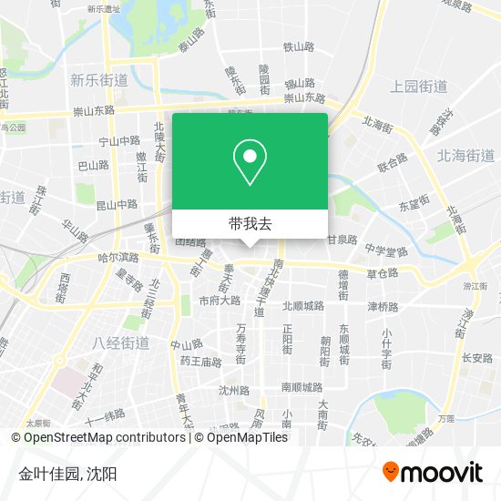 金叶佳园地图